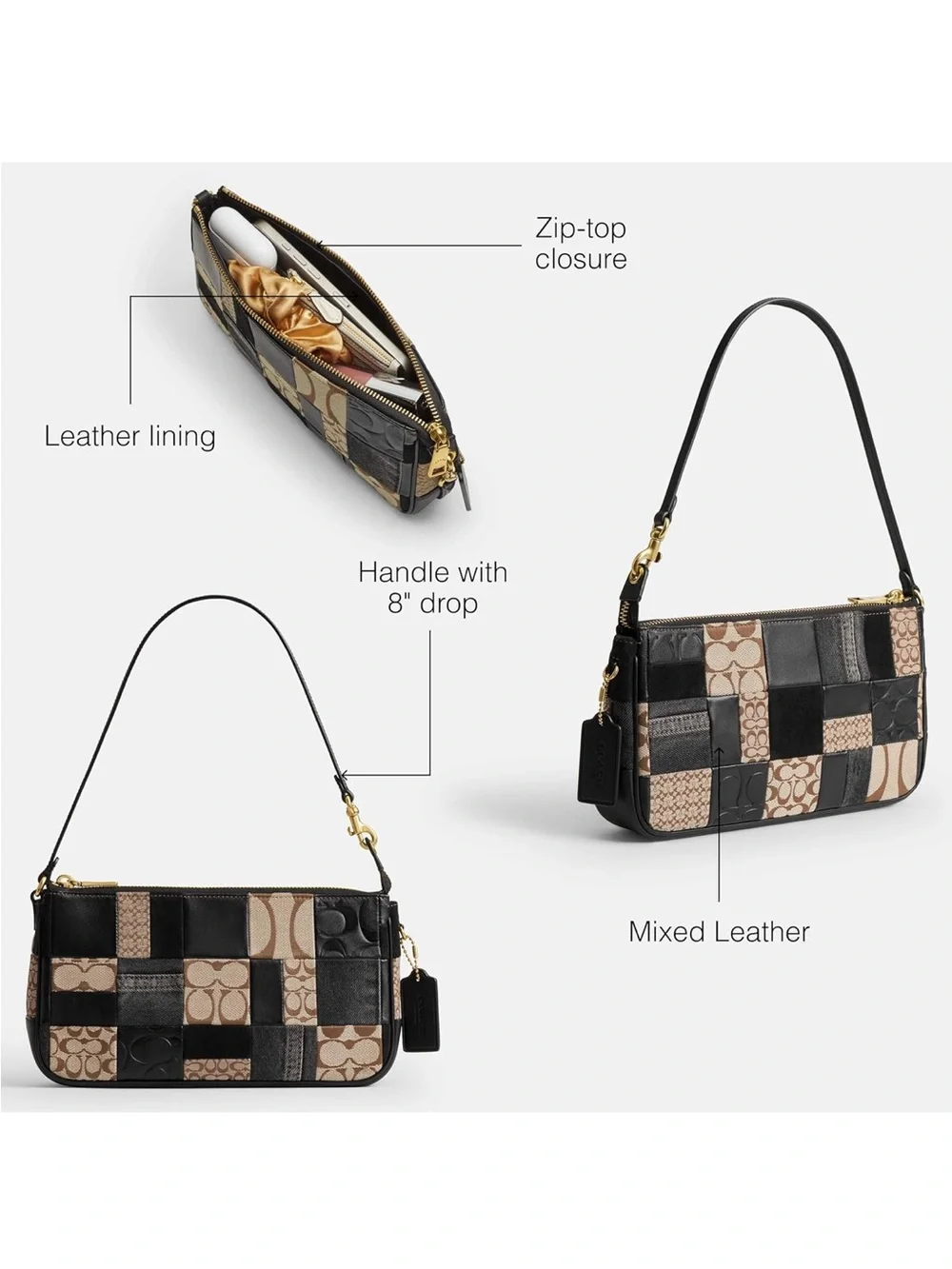 Coach compact shoulder
